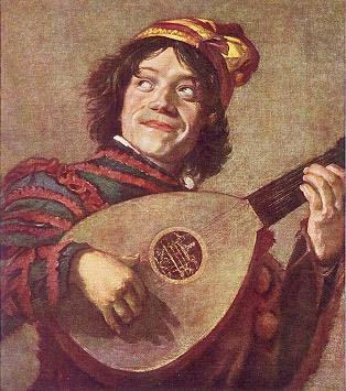 Frans Hals Jester with a Lute china oil painting image